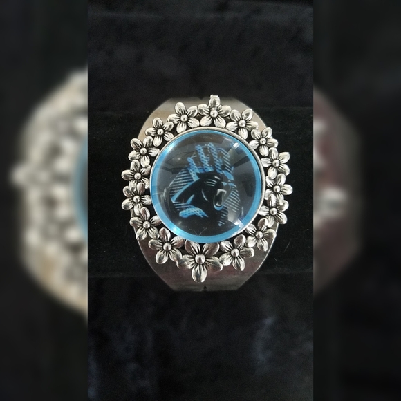 Carolina Panthers fashion cuff bracelet - Picture 1 of 2
